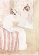 Mary Cassatt The hair style Spain oil painting artist